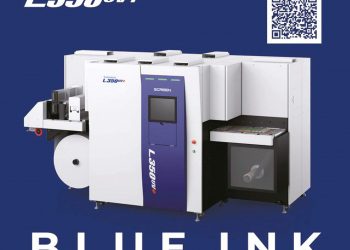 Screen Truepress Jet l350UV+ için mavi mürekkep geliştirdi