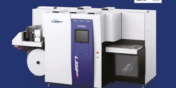 Screen Truepress Jet l350UV+ için mavi mürekkep geliştirdi