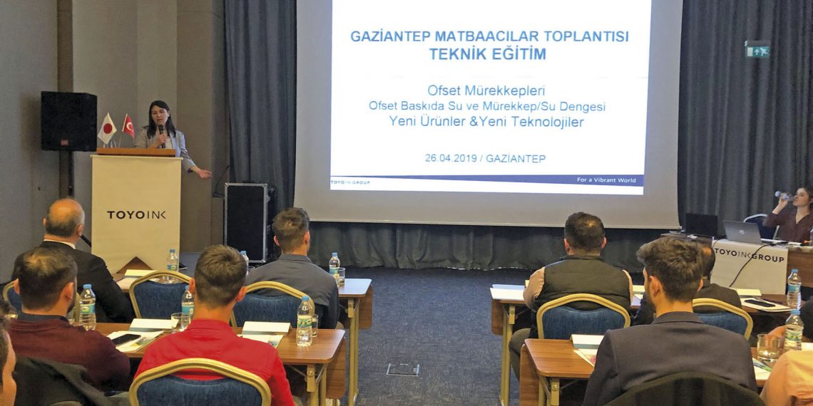 TOYO INK uzmanları Gaziantepli matbaacılarla buluştu