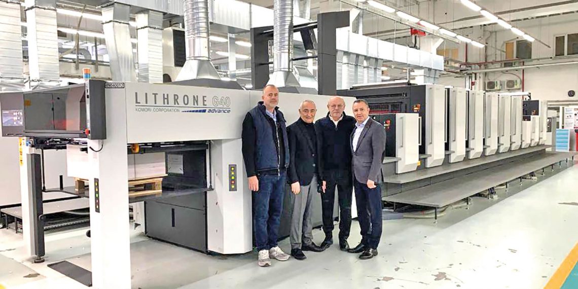 İlketap Etiket ve Ambalaj’dan yeni bir yatırım: Türkiye’deki ilk 12 üniteli Komori G40 Advance UV kurulumu